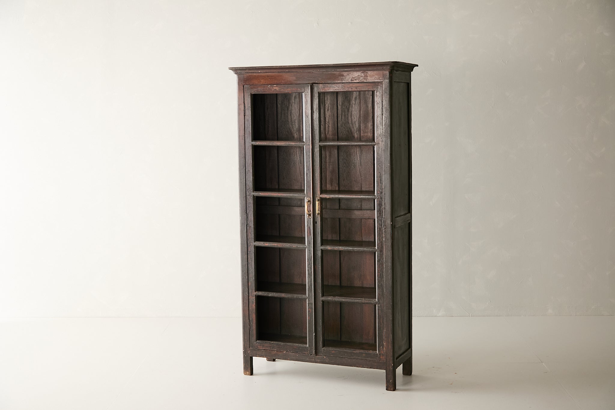 Vintage Teak and Glass Cabinet T.016