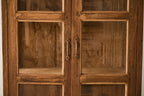 Vintage Teak and Glass Cabinet T.008