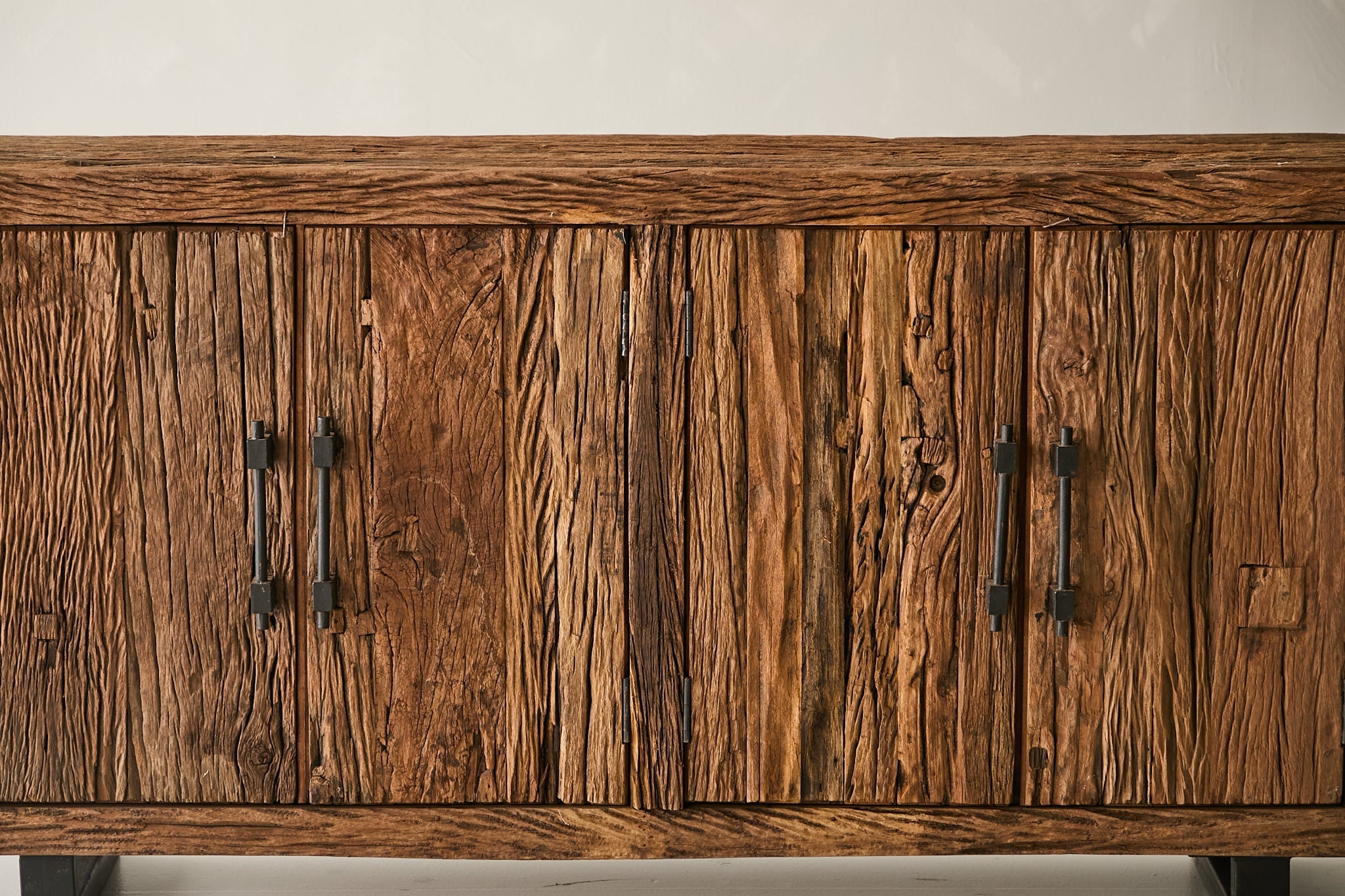 Rough-Hewn Sal Wood Sideboard