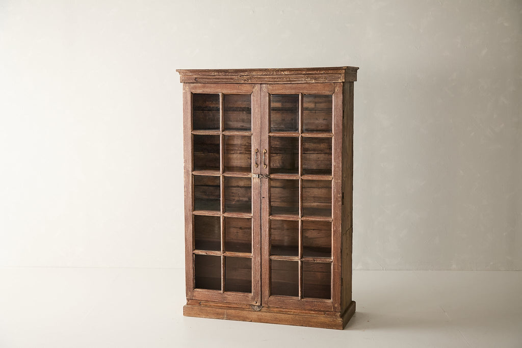 Vintage Teak and Glass Cabinet T.025