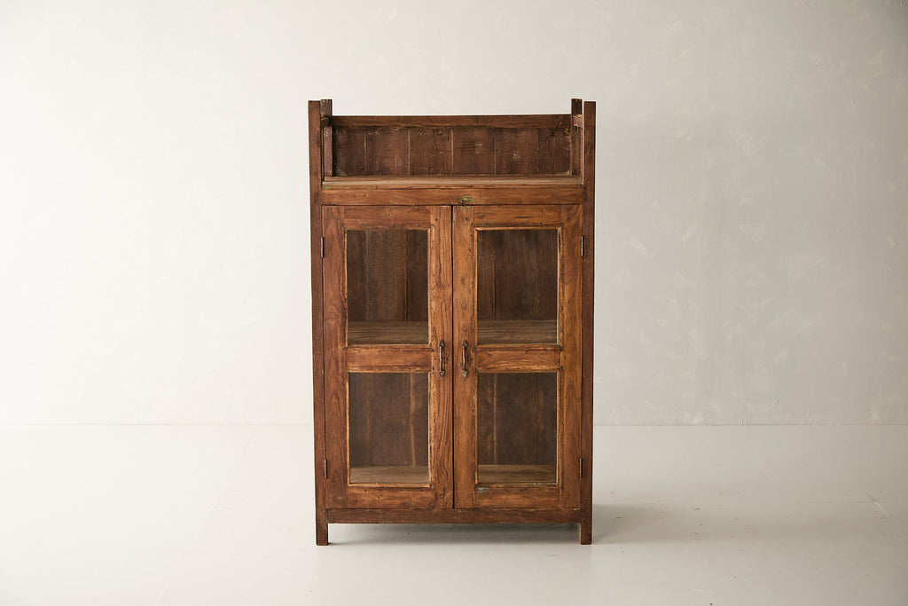 Vintage Teak and Glass Cabinet T.009