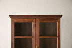 Vintage Teak and Glass Cabinet T.023