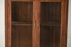 Vintage Teak and Glass Cabinet T.006