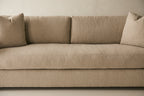 Sausalito Sofa - Curly Q Fabric in Sand
