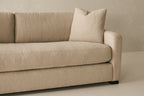 Sausalito Sofa - Curly Q Fabric in Sand