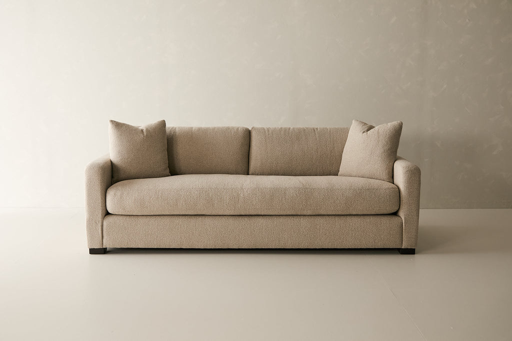 Sausalito Sofa - Curly Q Fabric in Sand