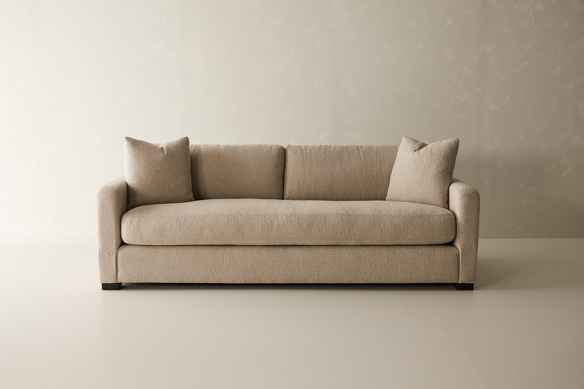 Sausalito Sofa - Curly Q Fabric in Sand