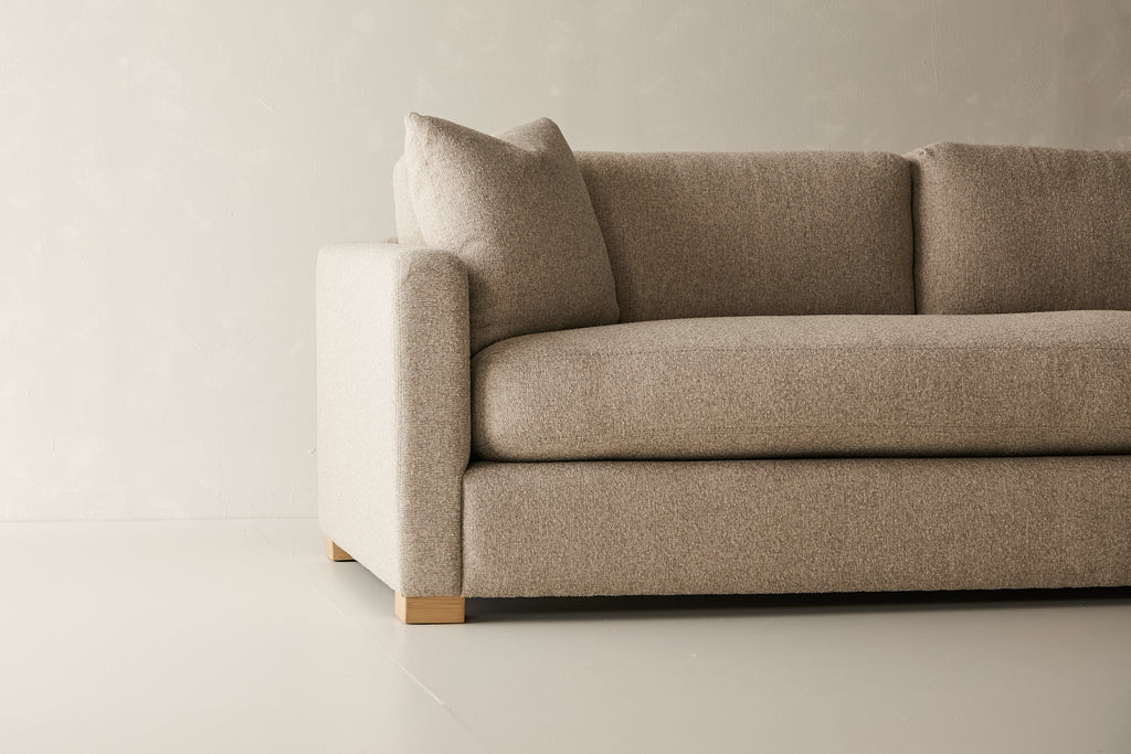 Sausalito Sofa - Southpaw Fabric in Conch