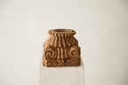 Vintage Teak Carved Candle Stand
