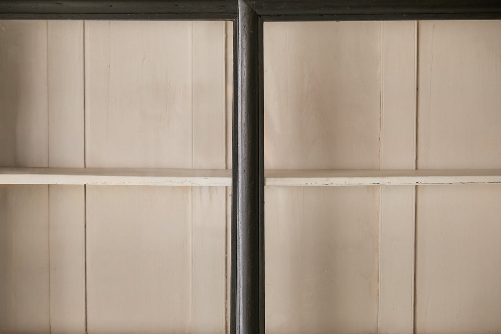 Vintage Teak Cabinet w/ Sliding Glass Doors T.019