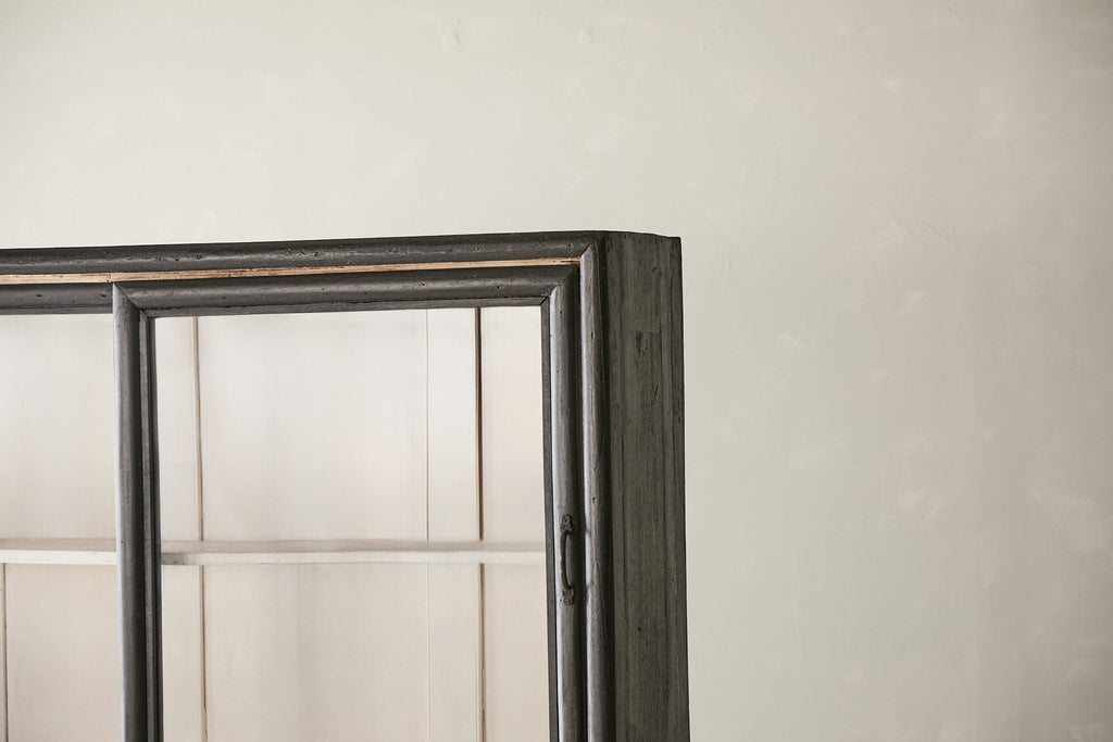 Vintage Teak Cabinet w/ Sliding Glass Doors T.019