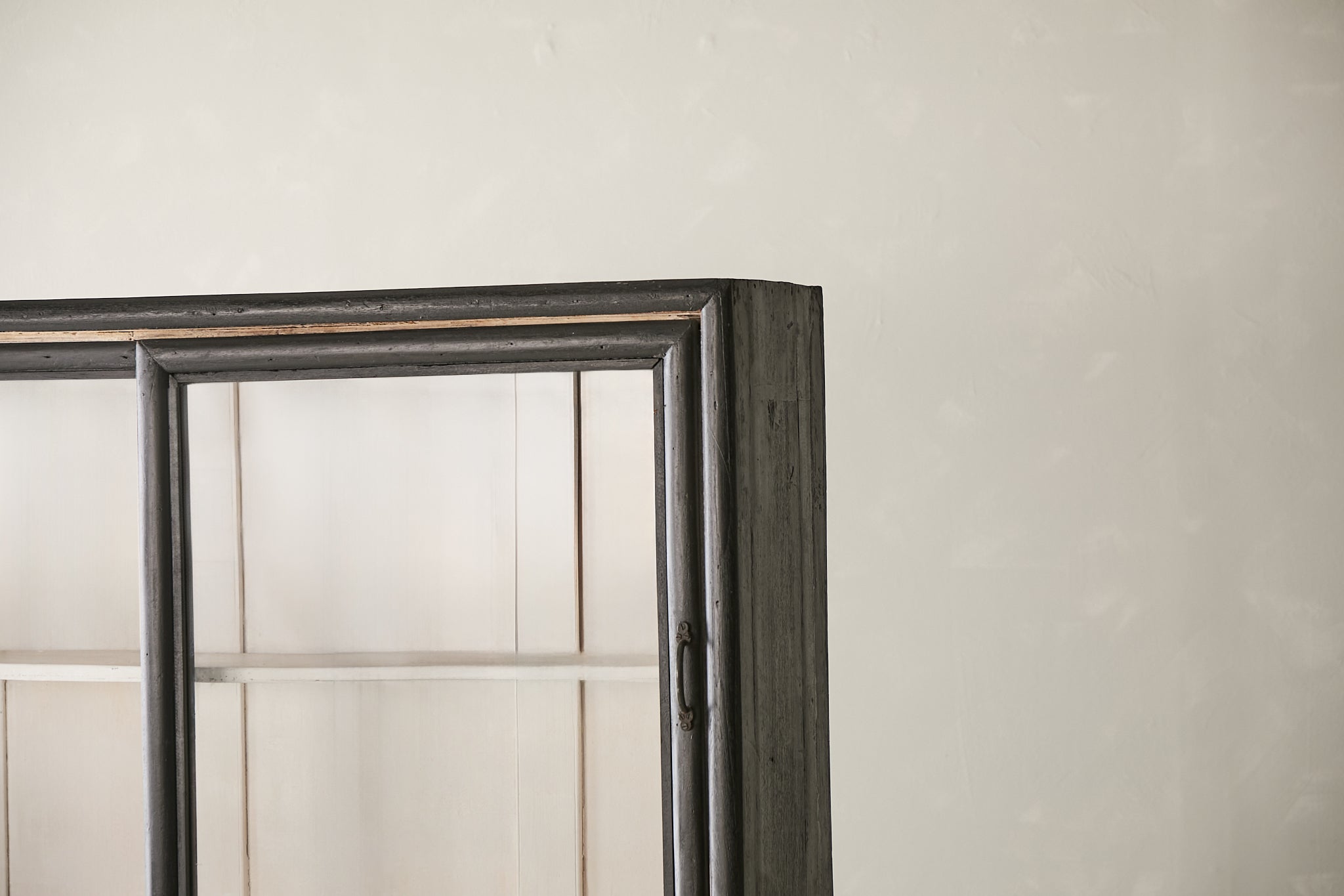 Vintage Teak Cabinet w/ Sliding Glass Doors T.019