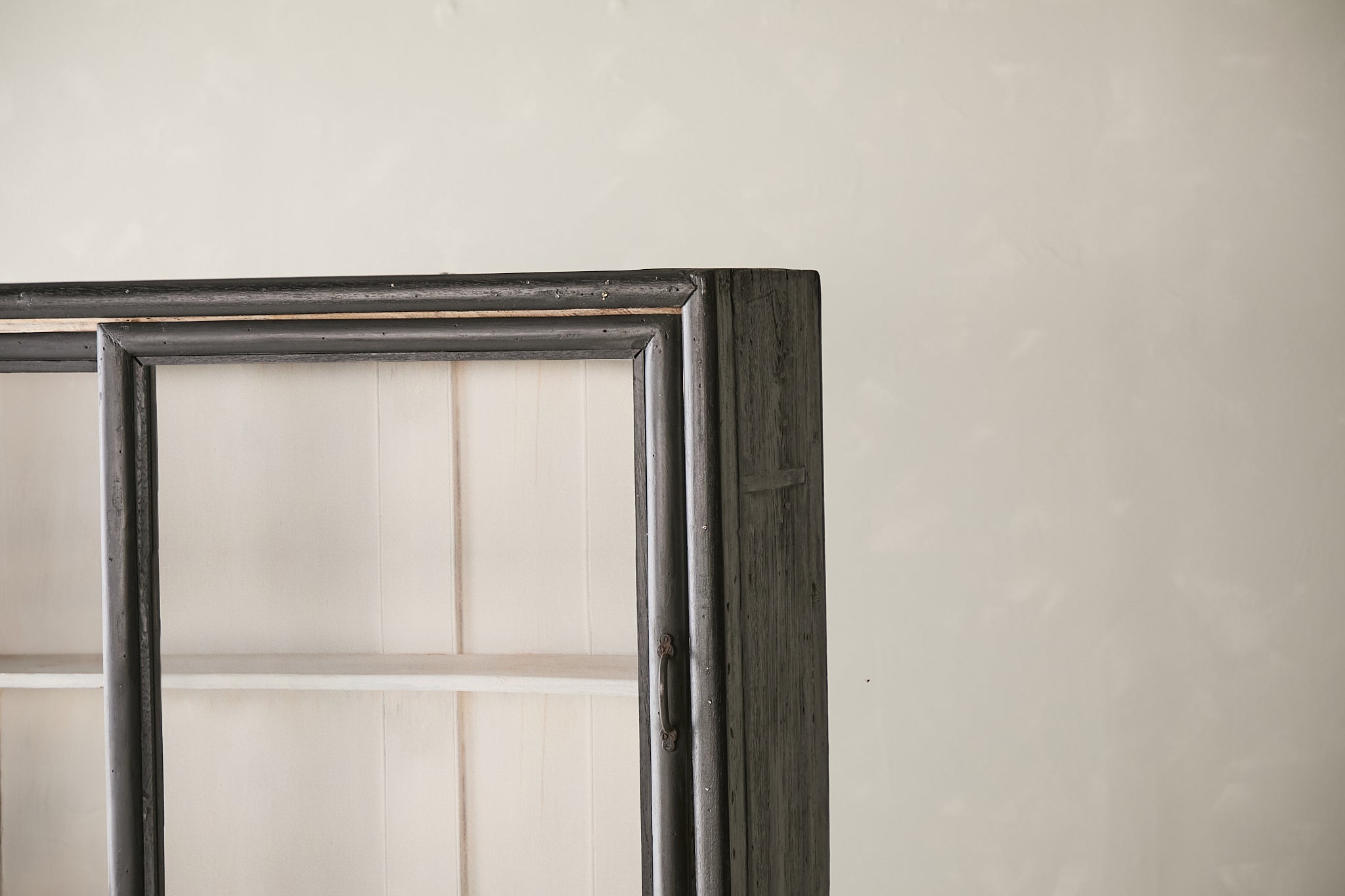 Vintage Teak Cabinet w/ Sliding Glass Doors T.020