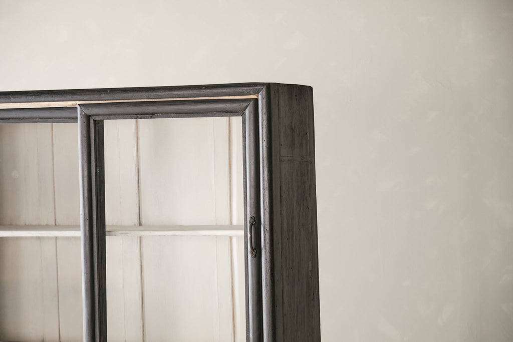 Vintage Teak Cabinet w/ Sliding Glass Doors T.022