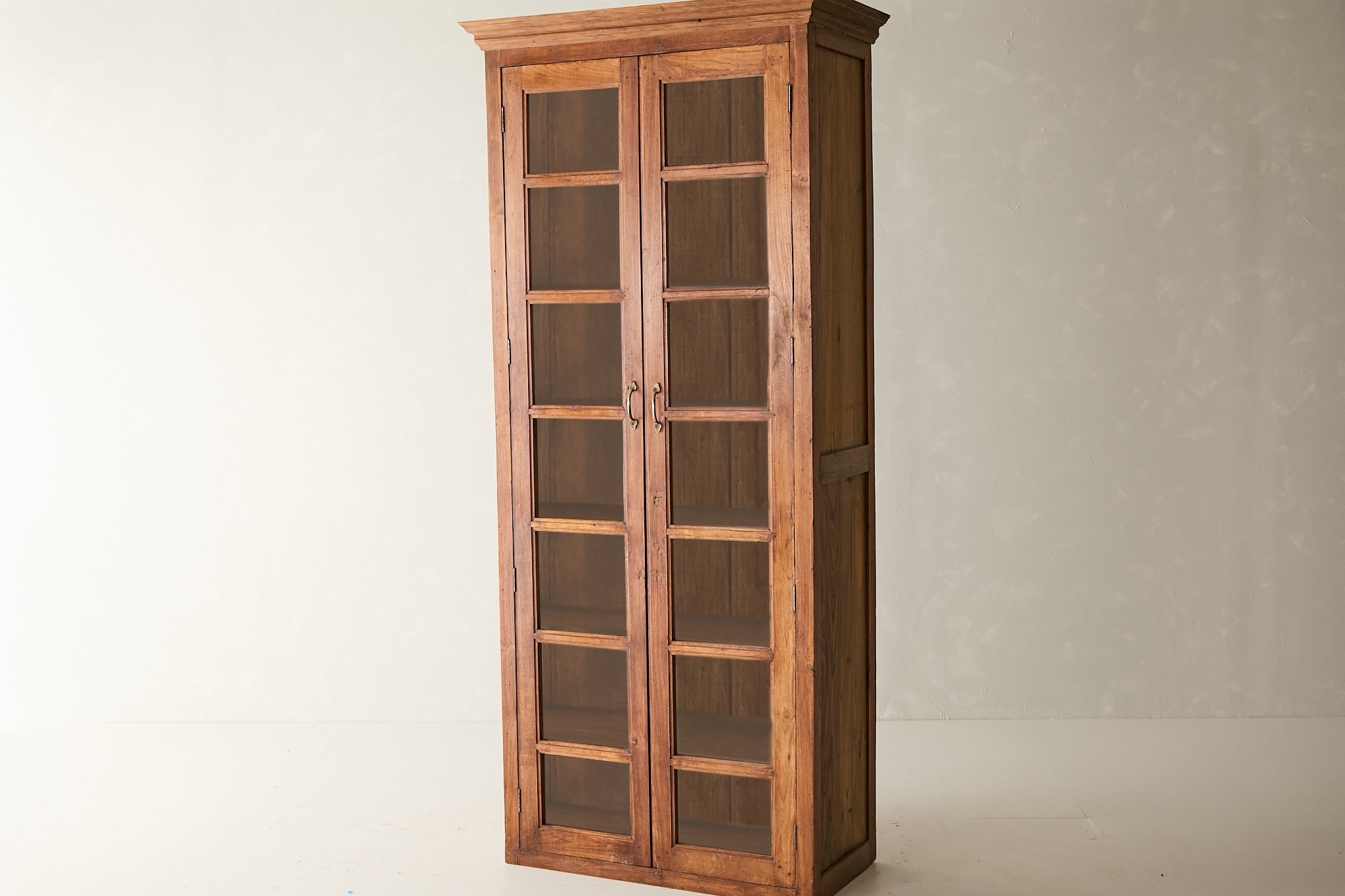 Vintage Teak and Glass Cabinet T.037