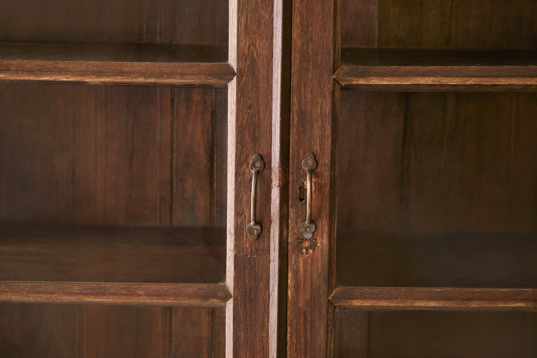 Vintage Teak and Glass Cabinet T.038
