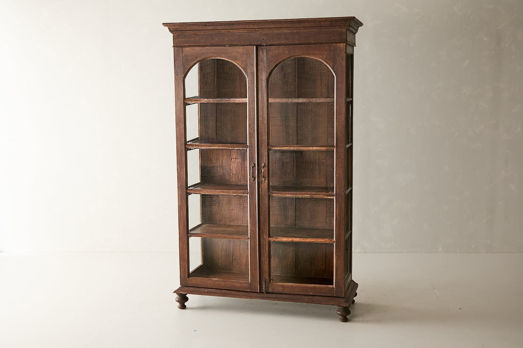 Vintage Teak and Glass Cabinet T.038