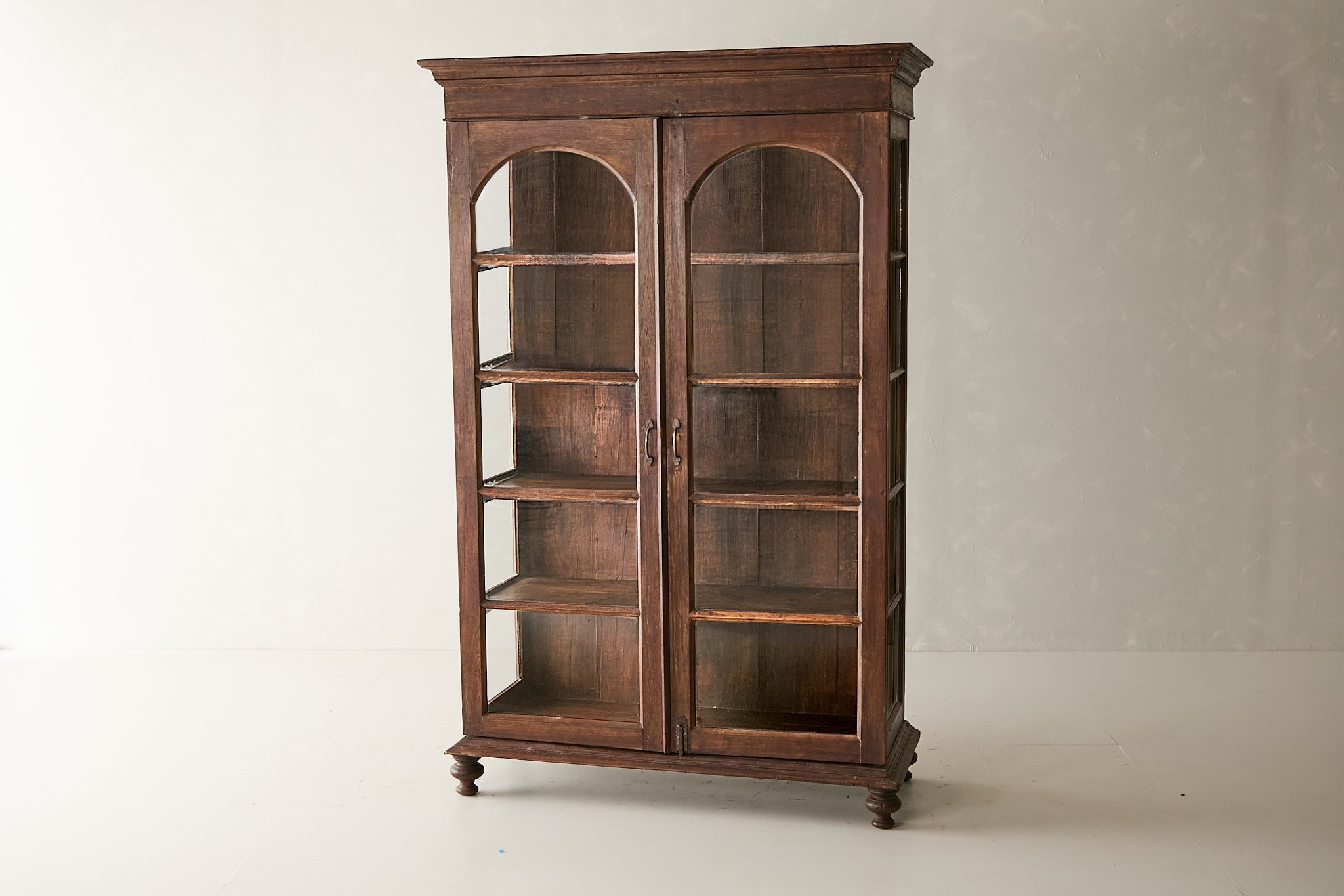 Vintage Teak and Glass Cabinet T.038