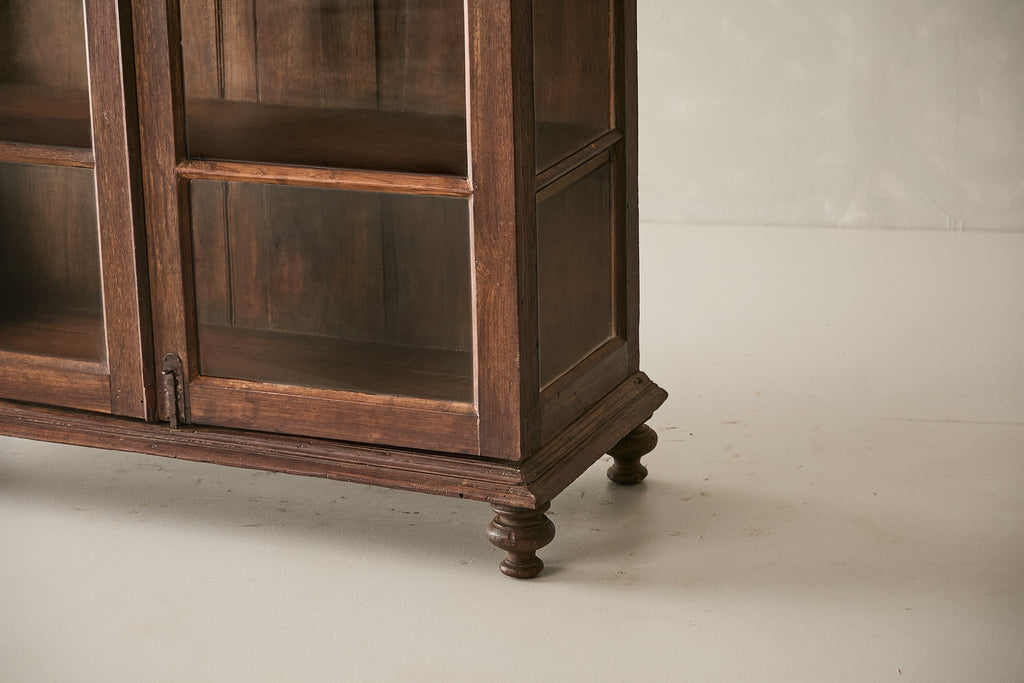 Vintage Teak and Glass Cabinet T.038