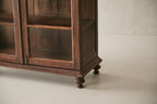 Vintage Teak and Glass Cabinet T.038