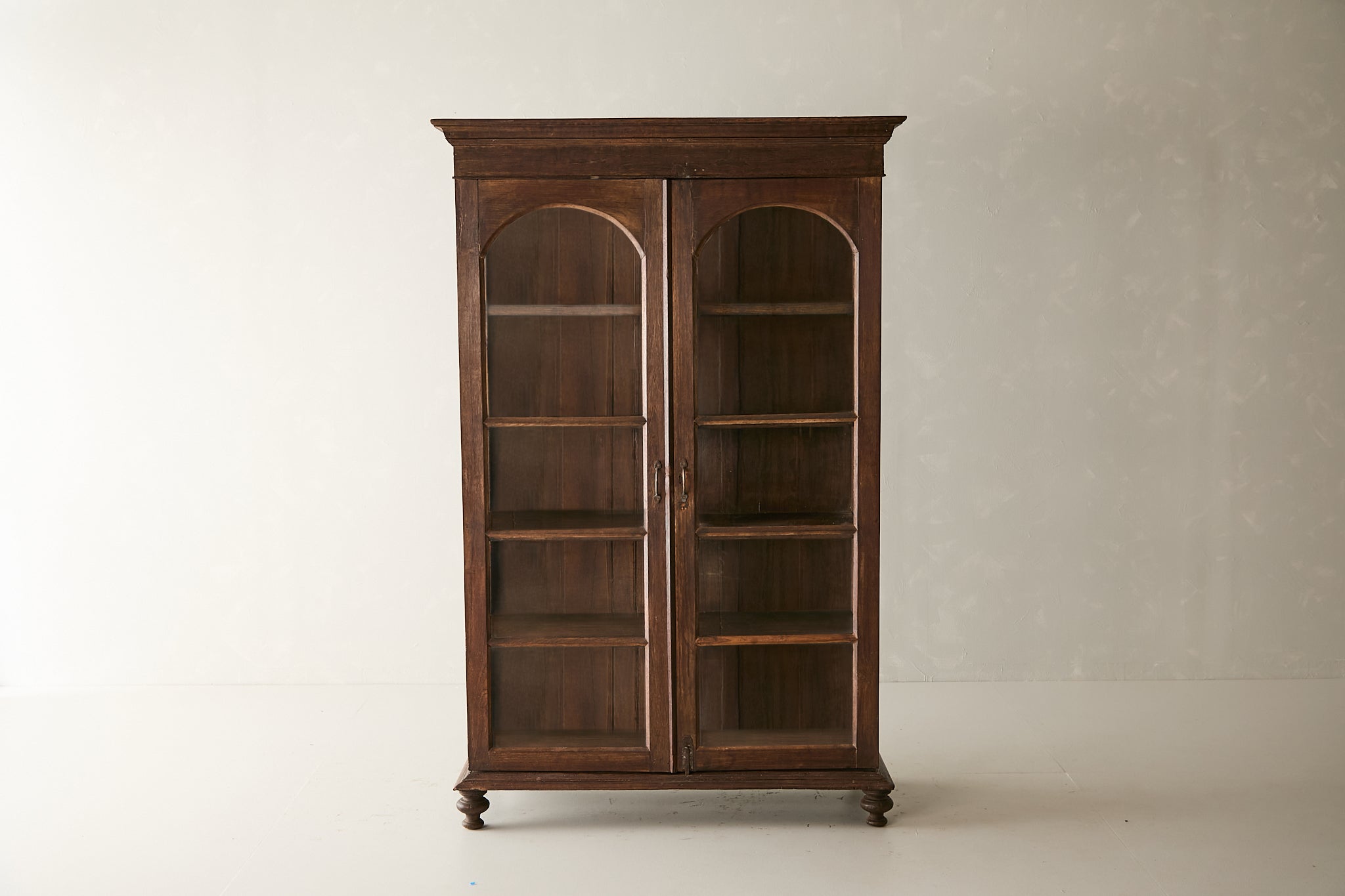Vintage Teak and Glass Cabinet T.038