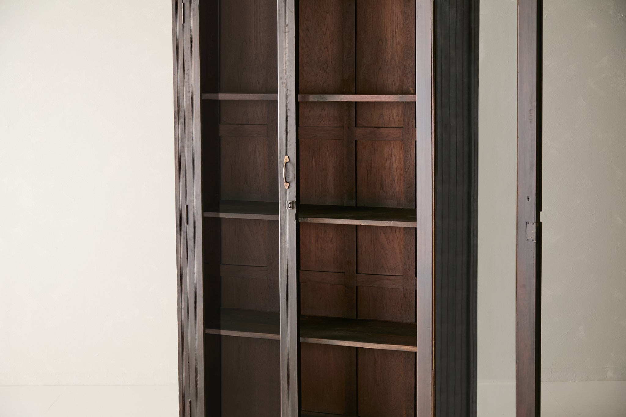 Vintage Teak and Glass Cabinet T.039