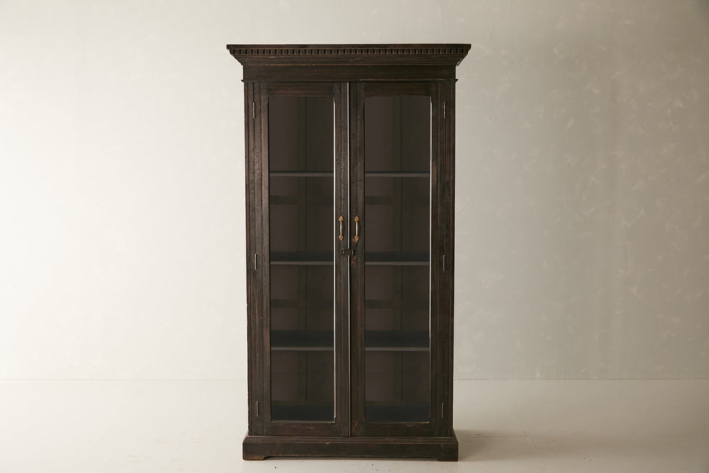 Vintage Teak and Glass Cabinet T.039