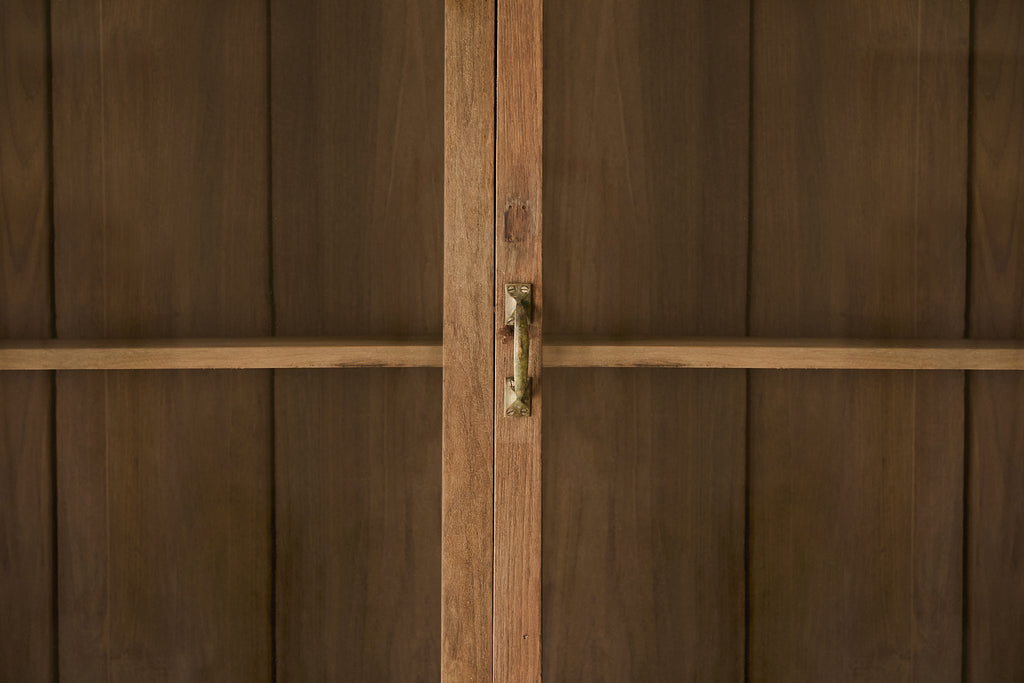 Vintage Teak and Glass Cabinet T.040