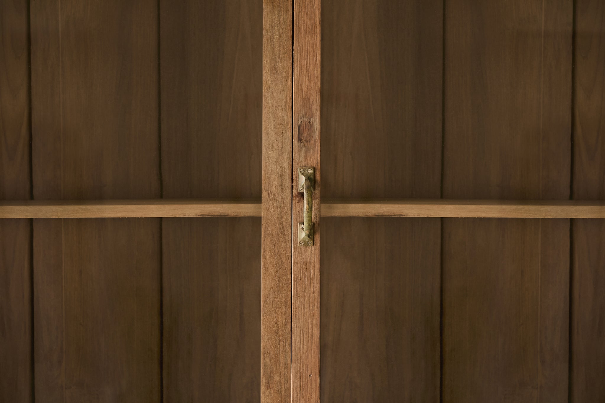 Vintage Teak and Glass Cabinet T.040