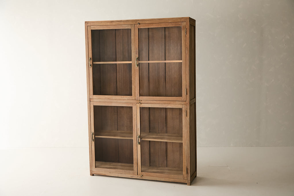 Vintage Teak and Glass Cabinet T.040