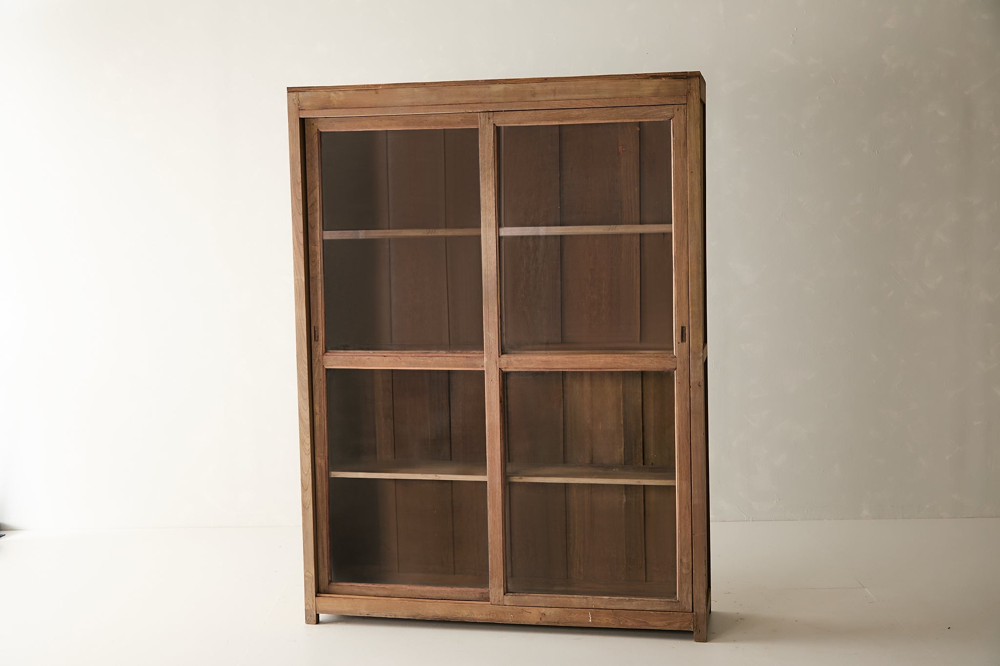 Vintage Teak and Glass Cabinet T.041