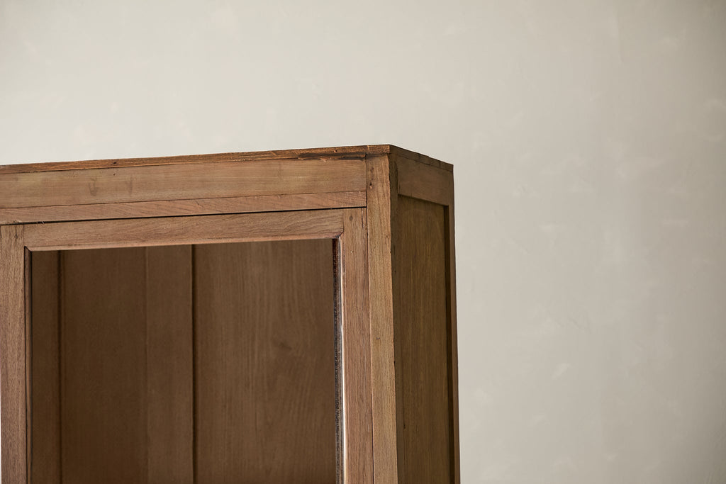 Vintage Teak and Glass Cabinet T.041