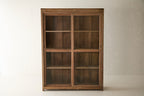 Vintage Teak and Glass Cabinet T.041