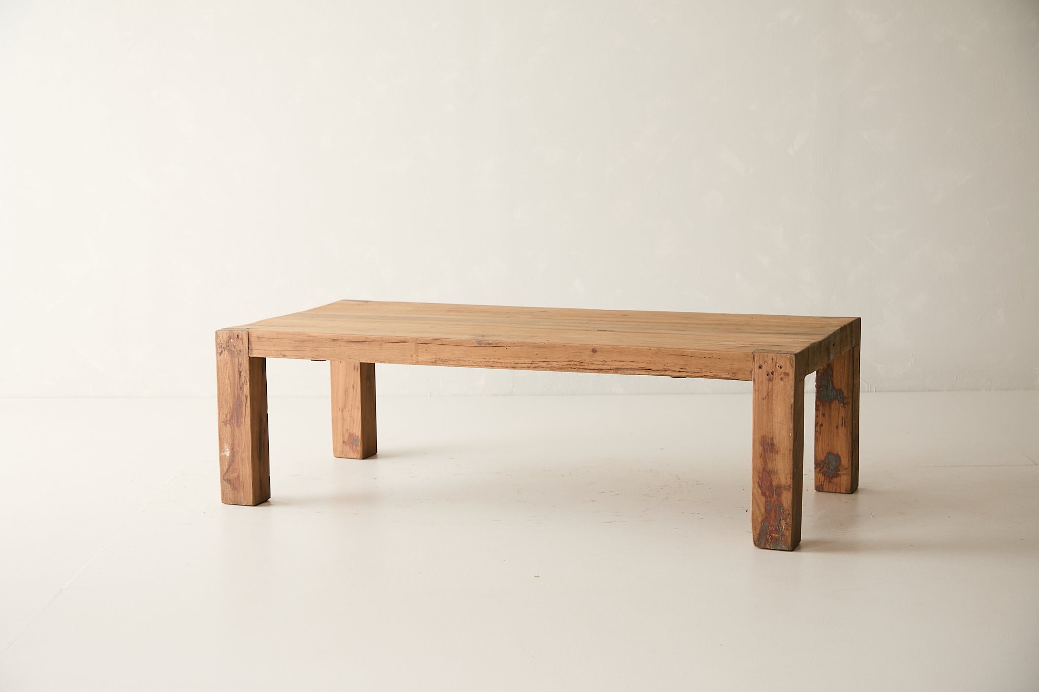 Vintage Acacia Wood Coffee Table