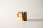 Teak Root Side Table - 16 Glass