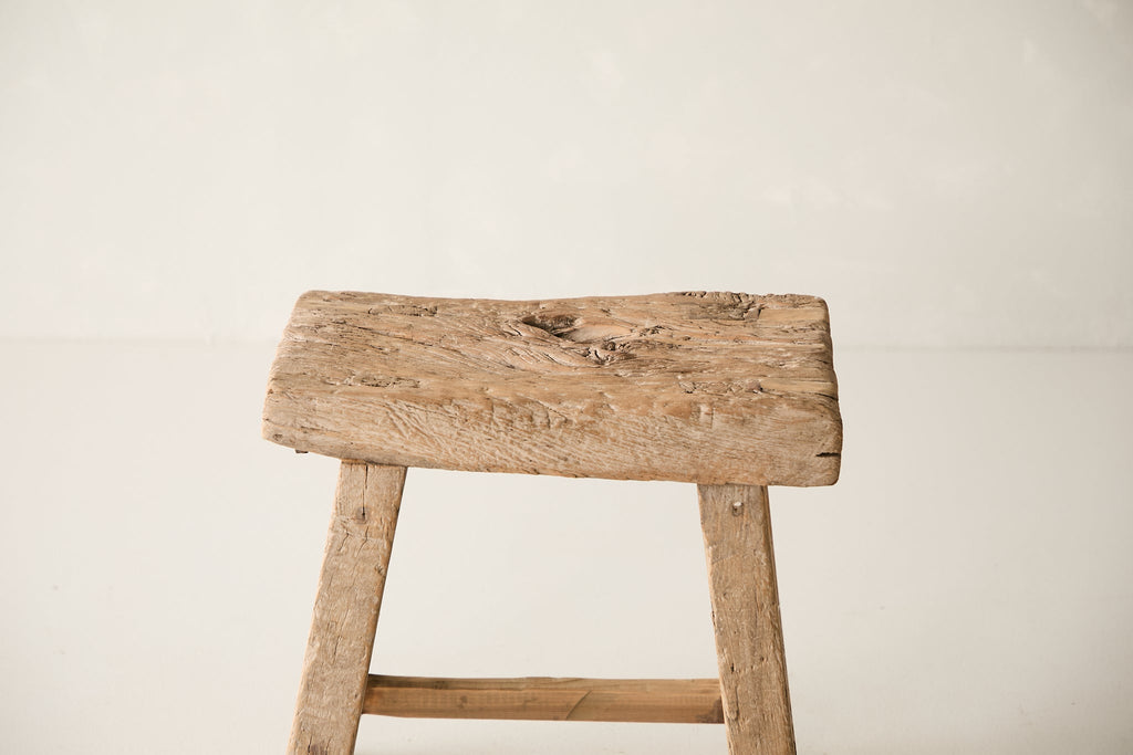 Vintage Elm Stool AH.148 - Circa 1945