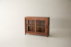 Vintage Teak and Glass Cabinet T.012