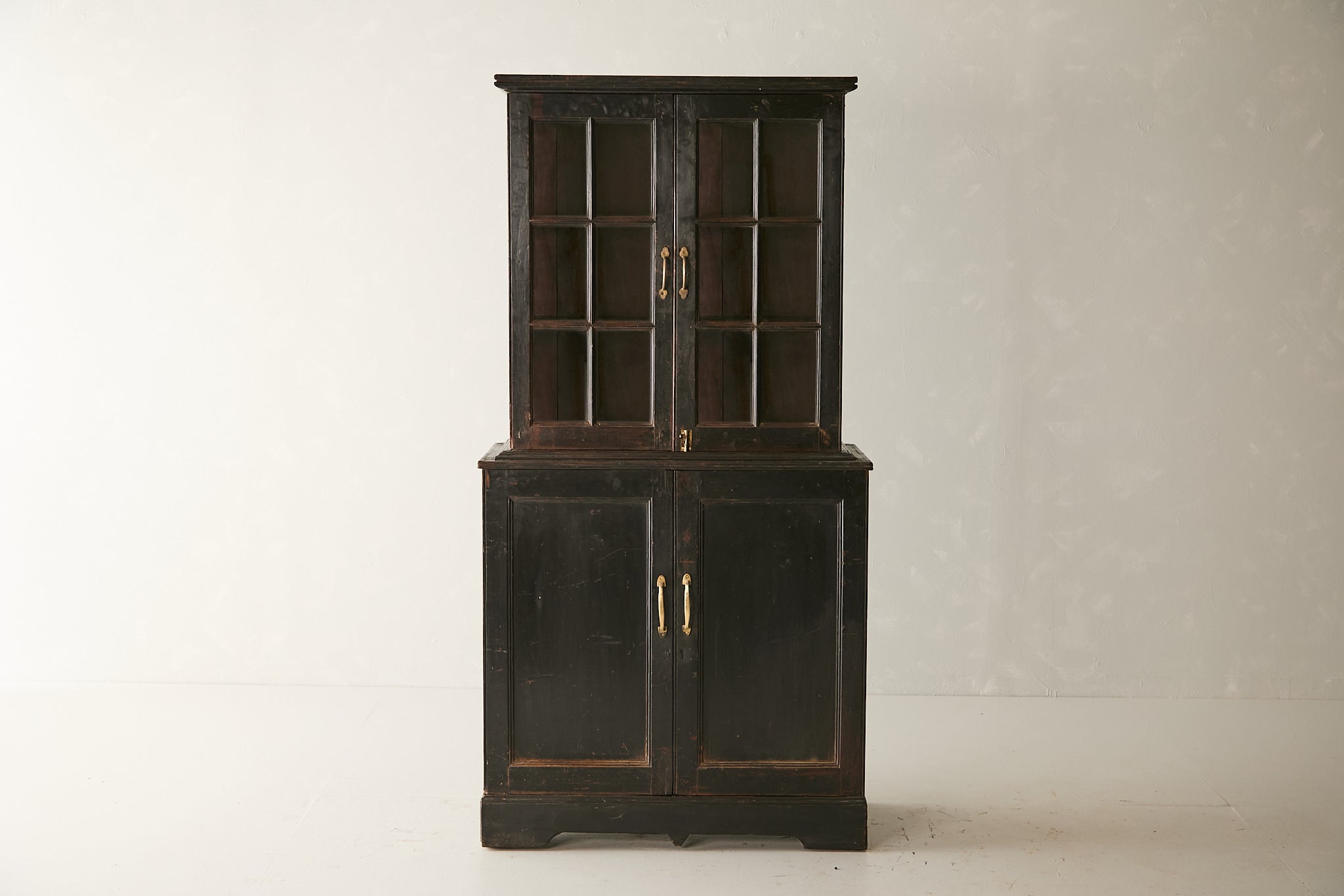 Vintage Two-Part Teak Cabinet T.033