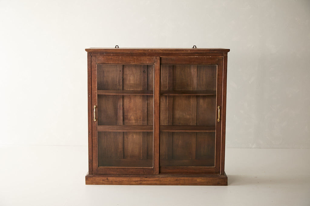 Vintage Teak and Glass Display Cabinet T.026