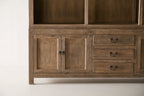 Nobu 2 Part Cabinet - Aged Brown