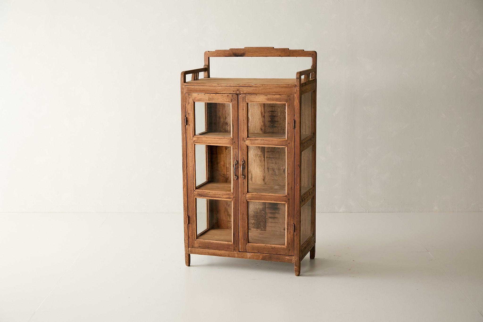 Vintage Teak and Glass Cabinet T.008