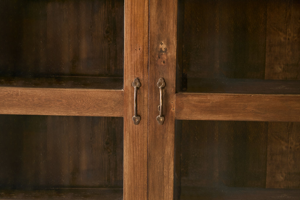 Vintage Teak and Glass Cabinet T.013