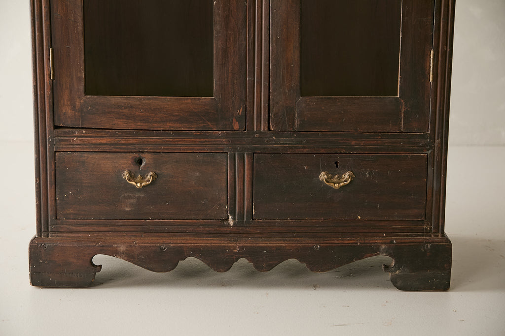 Vintage Teak and Glass Cabinet T.024