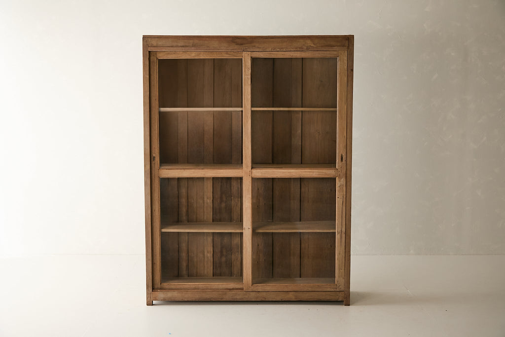 Vintage Teak and Glass Cabinet T.042