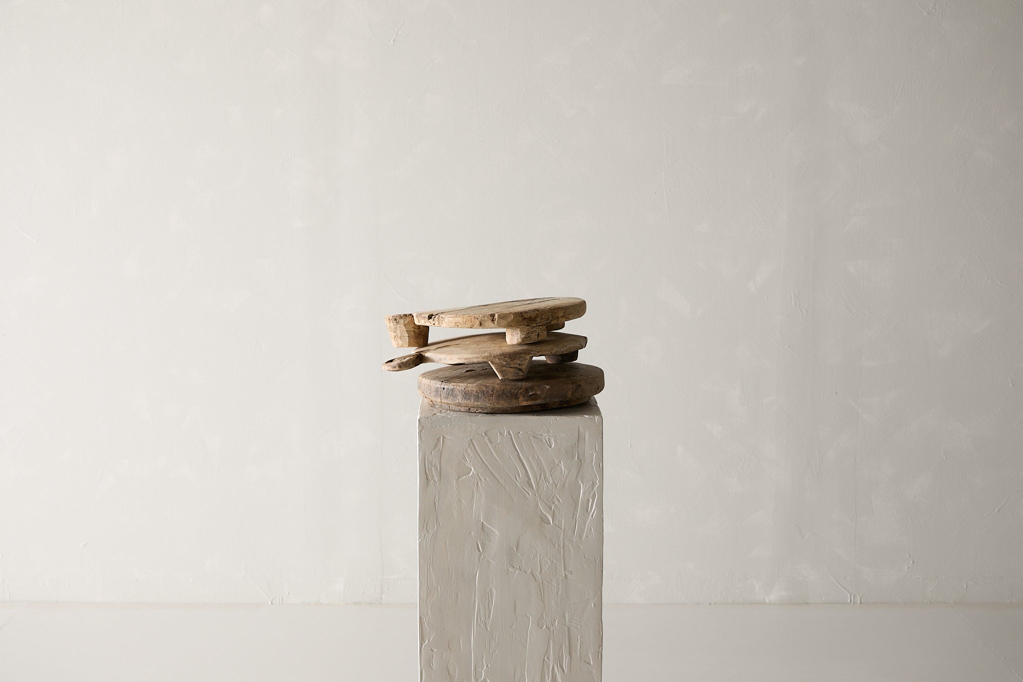 Vintage Wooden Chapati Plate