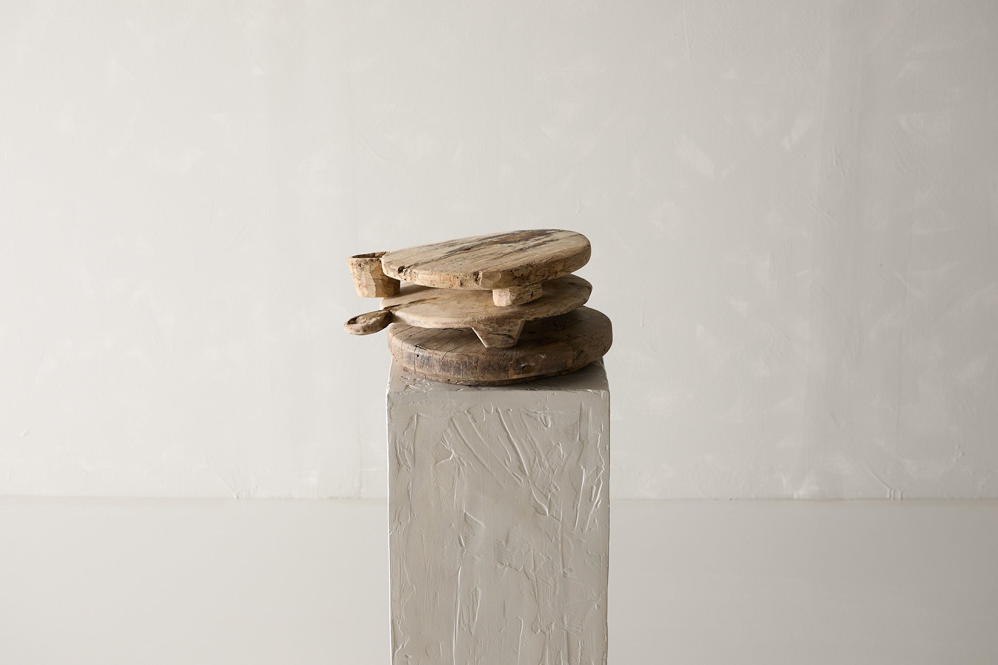 Vintage Wooden Chapati Plate