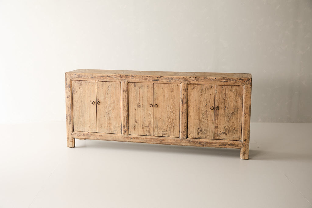 Vintage 6-Door Elm Sideboard AH.125 - Circa 1905