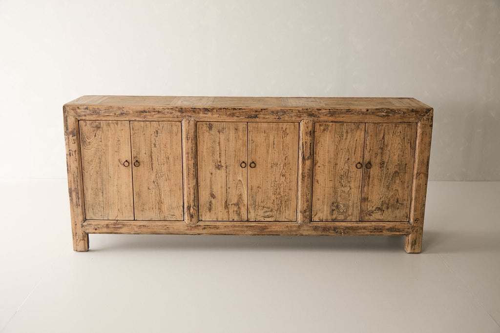 Vintage 6-Door Elm Sideboard AH.125 - Circa 1905