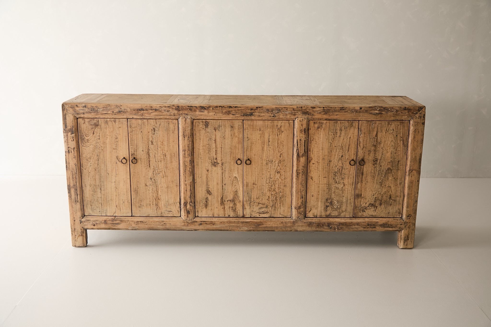 Vintage 6-Door Elm Sideboard AH.125 - Circa 1905