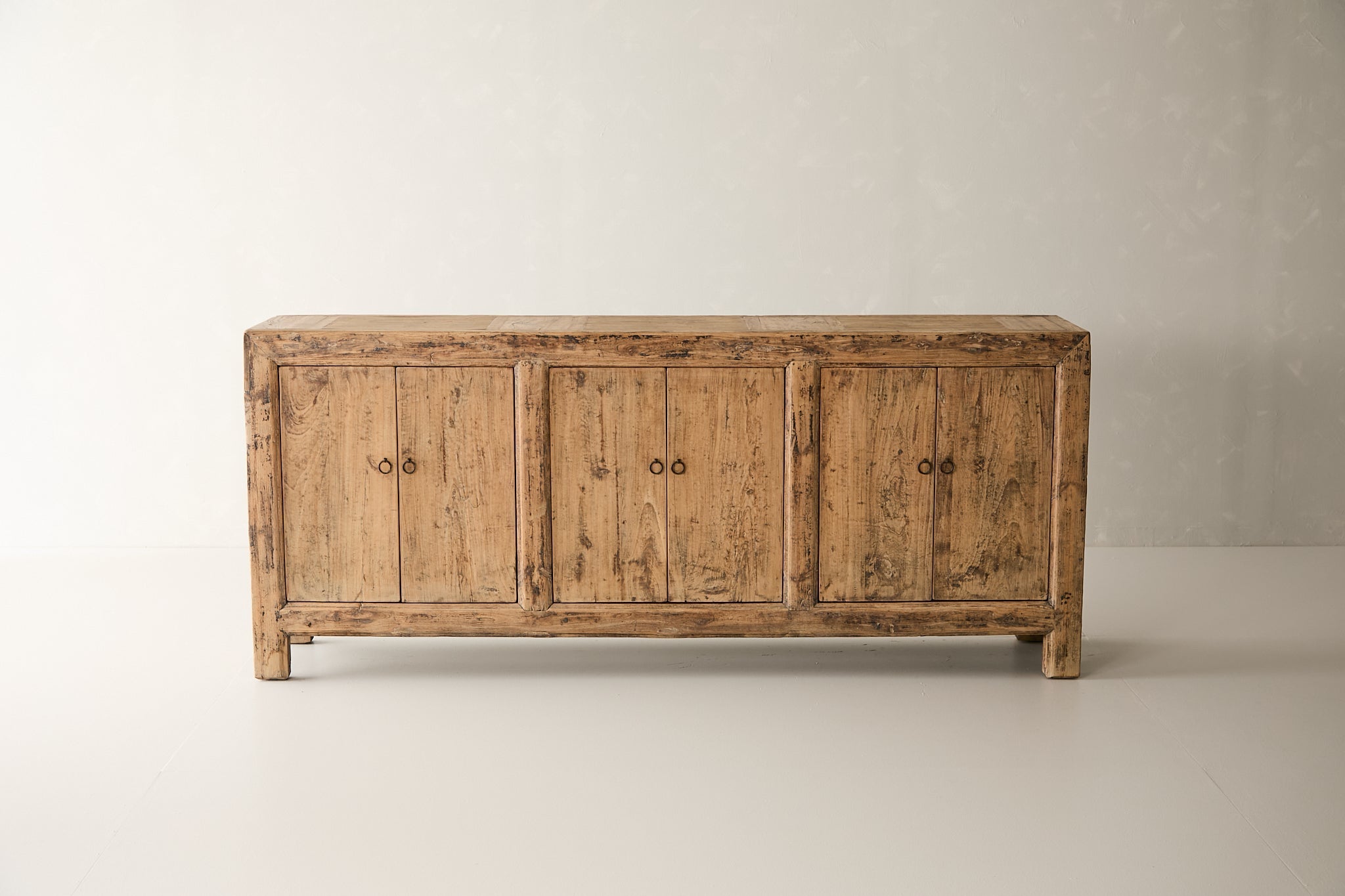 Vintage 6-Door Elm Sideboard AH.125 - Circa 1905